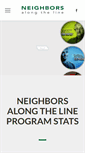 Mobile Screenshot of neighborsalongtheline.org